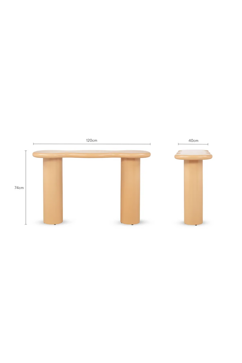 Organic Shaped Console Table | NV Gallery Onda