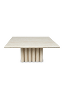 Layered Base Travertine Coffee Table | NV Gallery Artemis | Oroatrade.com