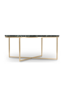 Gold Cross Base Coffee Table | NV Gallery Giselle | Oroatrade.com