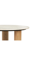 Beige Marble Round Coffee Table | NV Gallery Andrea | Oroatrade.om