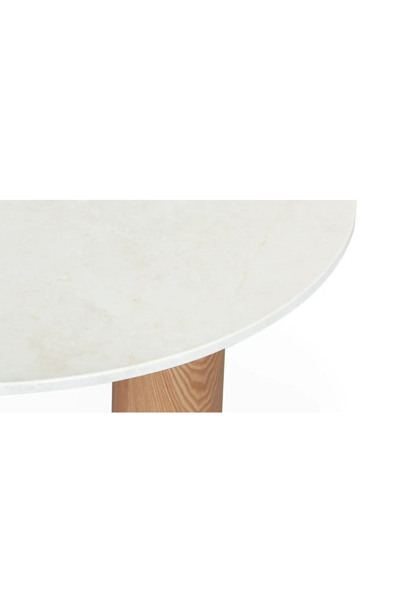Beige Marble Round Coffee Table | NV Gallery Andrea | Oroatrade.om