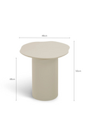 Freeform Beige Side Table | NV Gallery Esther | Oroatrade.com