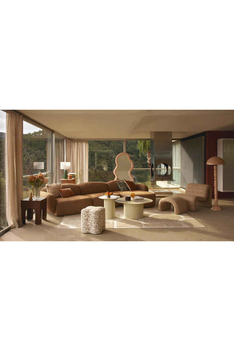 Matte Beige Coffee Table | NV Gallery Estelle | Oroatrade.com