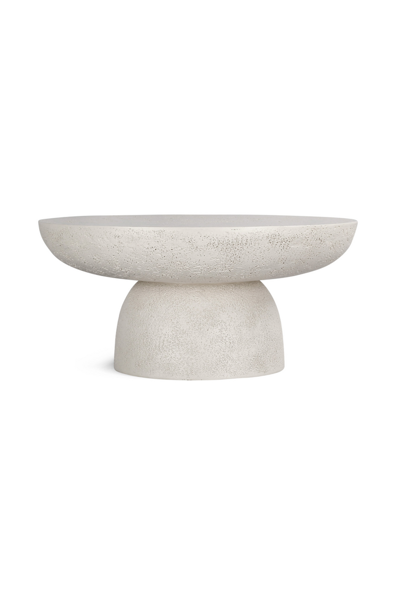 Round Fiberglass Coffee Table | OROA Gallery Esvedra | Oroatrade.com