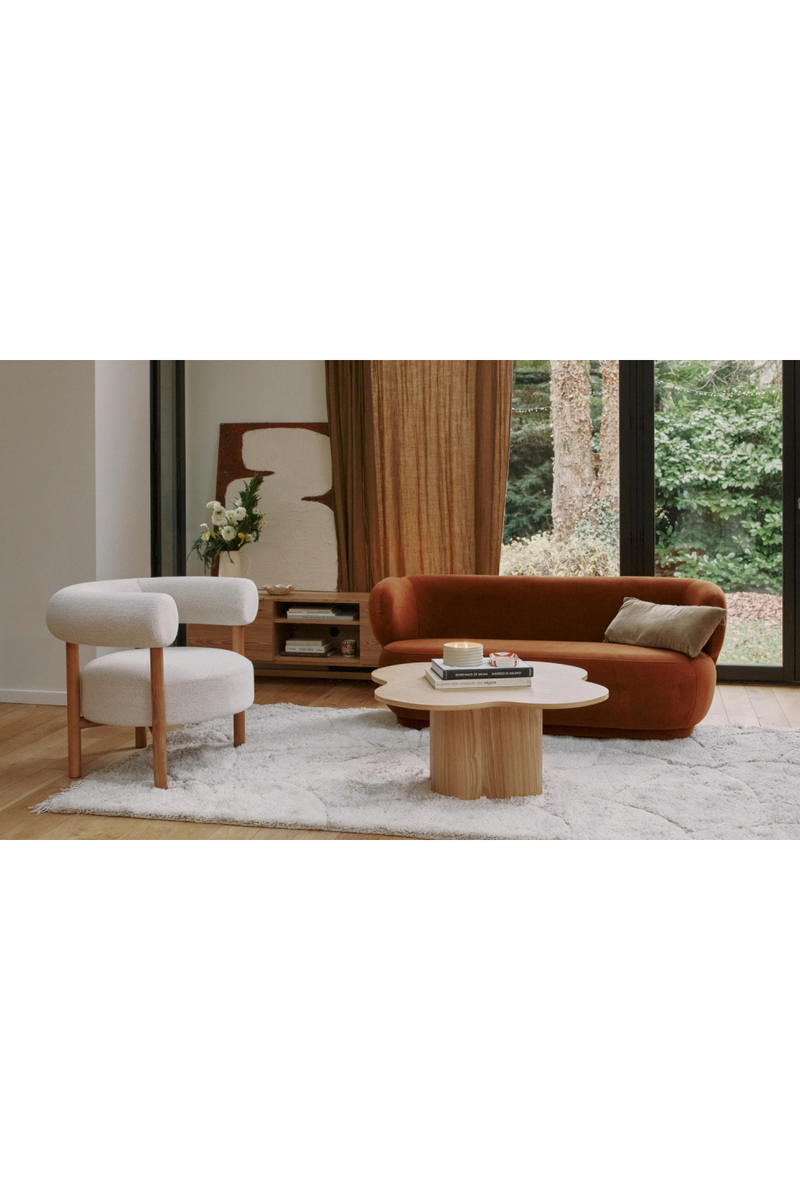 Ash Wood Coffee Table | NV Gallery Flower | Oroatrade.com