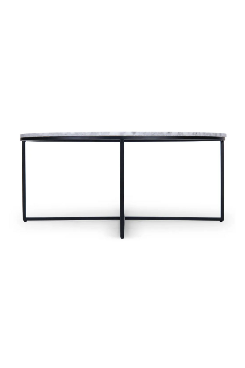 Black Cross Base Coffee Table | NV Gallery Giselle | Oroatrade.com