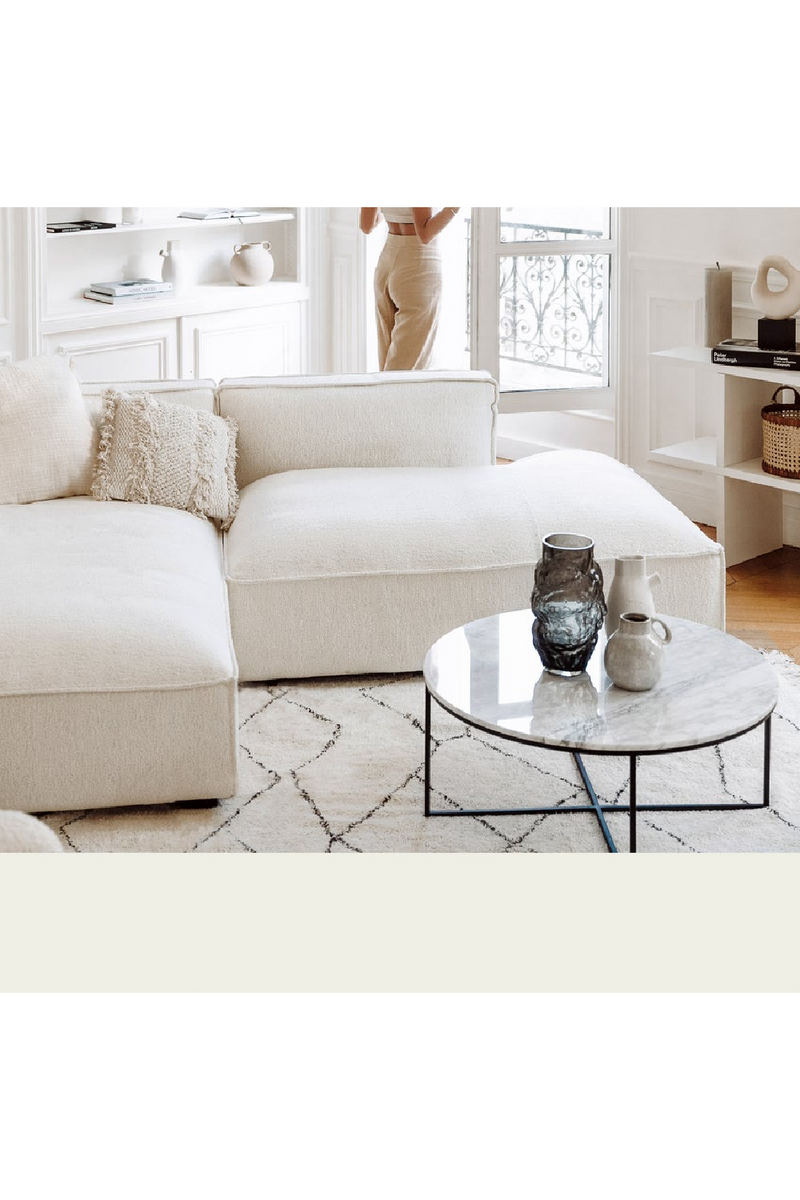 Black Cross Base Coffee Table | NV Gallery Giselle | Oroatrade.com