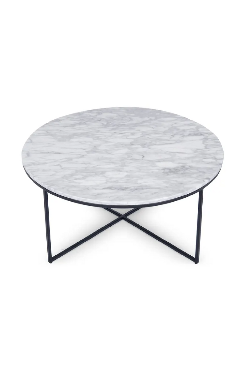 Black Cross Base Coffee Table | NV Gallery Giselle | Oroatrade.com