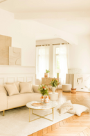 Gold Cross Base Coffee Table | NV Gallery Giselle | Oroatrade.com