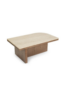 Travertine Asymmetrical Coffee Table | NV Gallery Highland | Oroatrade.com
