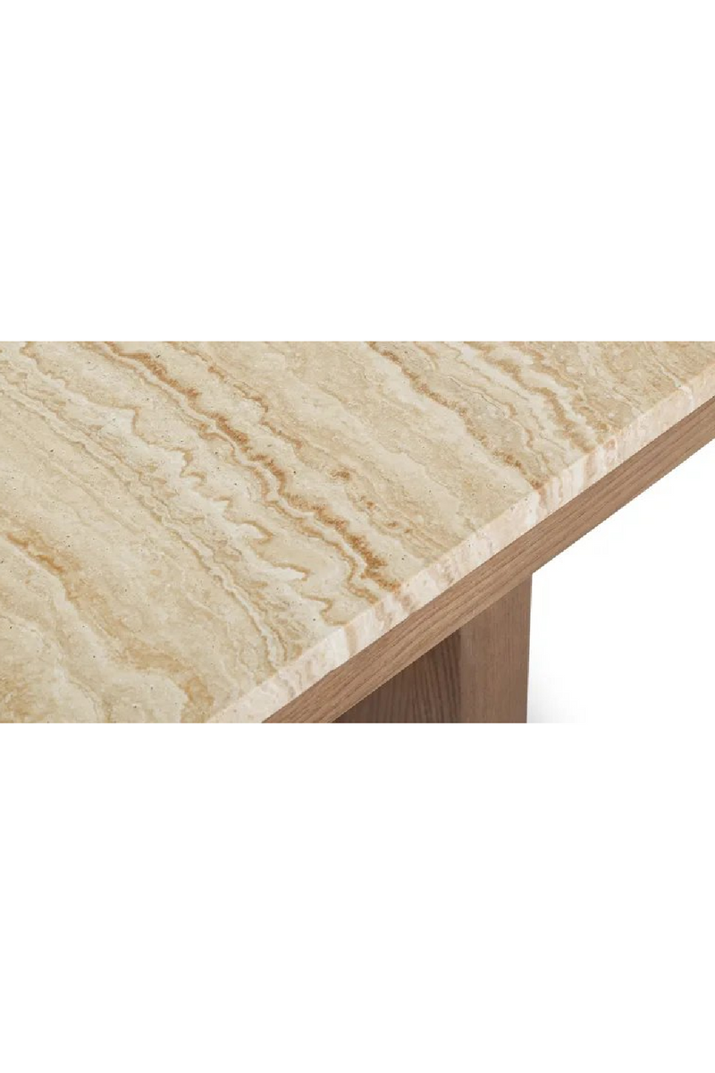 Travertine Asymmetrical Coffee Table | NV Gallery Highland | Oroatrade.com