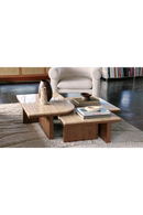 Travertine Asymmetrical Coffee Table | NV Gallery Highland | Oroatrade.com