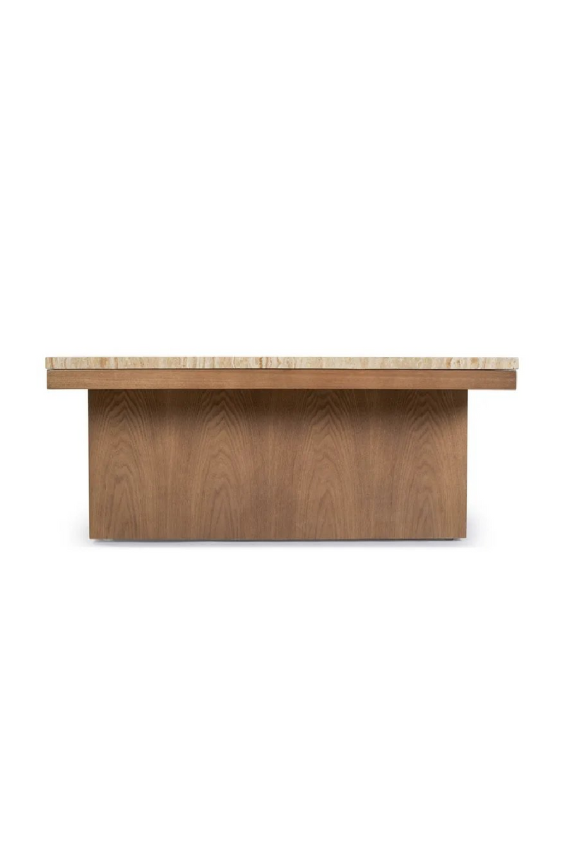 Travertine Asymmetrical Coffee Table | NV Gallery Highland | Oroatrade.com