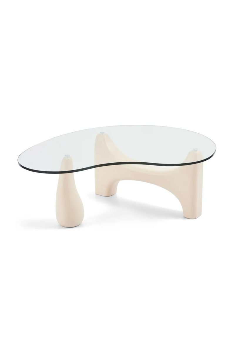 Curved Glass Coffee Table | NV Gallery Orwell