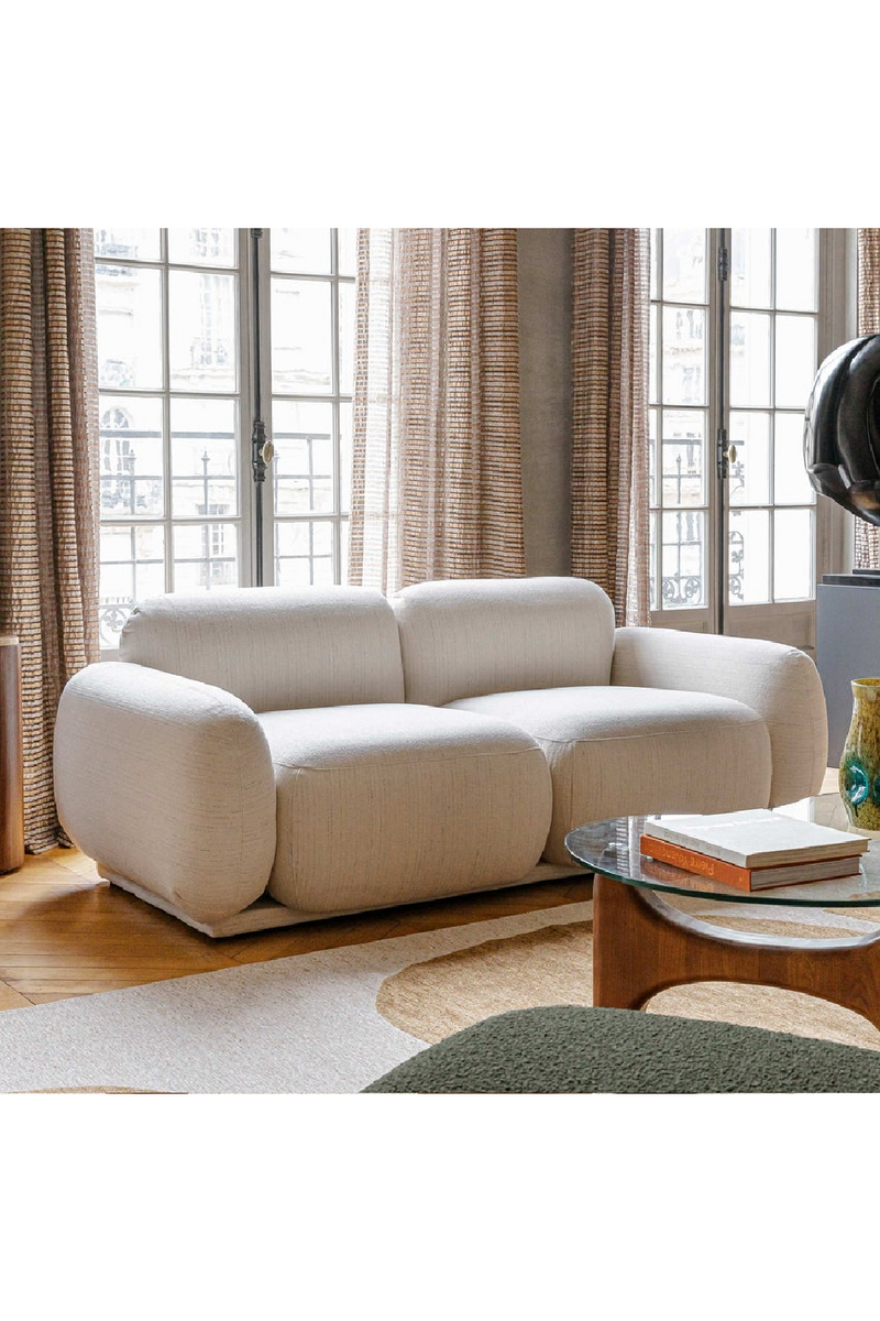 Curved Glass Coffee Table | NV Gallery Orwell