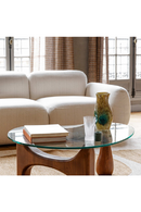 Curved Glass Coffee Table | NV Gallery Orwell