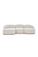 White Boucl√© Corner Sofa | NV Gallery Todd | Oroatrade.com