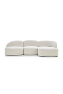 White Boucl√© Corner Sofa | NV Gallery Todd | Oroatrade.com