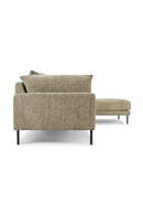 Taupe Tweed Corner Sofa | NV Gallery Ethan | Oroatrade.com
