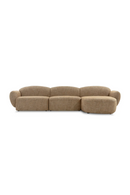 Caramel Brown Corner Sofa | NV Gallery Wonka | Oroatrade.com