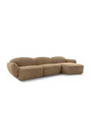 Caramel Brown Corner Sofa | NV Gallery Wonka | Oroatrade.com