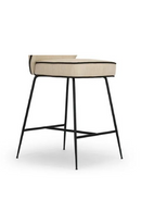 Piped Upholstered Counter Stool | NV Gallery Wayne | Oroatrade.com
