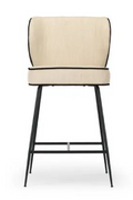 Piped Upholstered Counter Stool | NV Gallery Wayne | Oroatrade.com