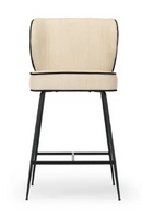 Piped Upholstered Counter Stool | NV Gallery Wayne | Oroatrade.com