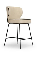 Piped Upholstered Counter Stool | NV Gallery Wayne | Oroatrade.com