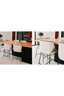 Piped Upholstered Counter Stool | NV Gallery Wayne | Oroatrade.com