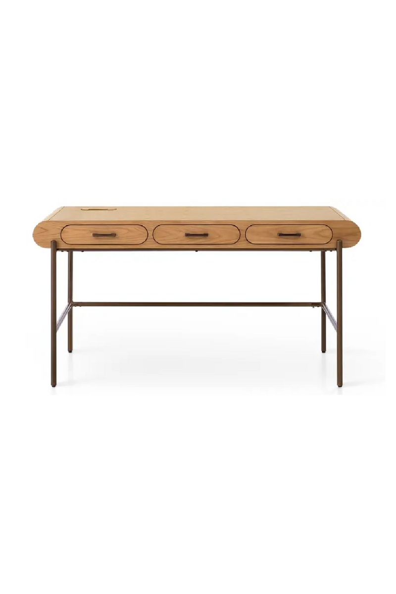 3-Drawer Wooden Desk | NV Gallery Drysdale | Oroatrade.com