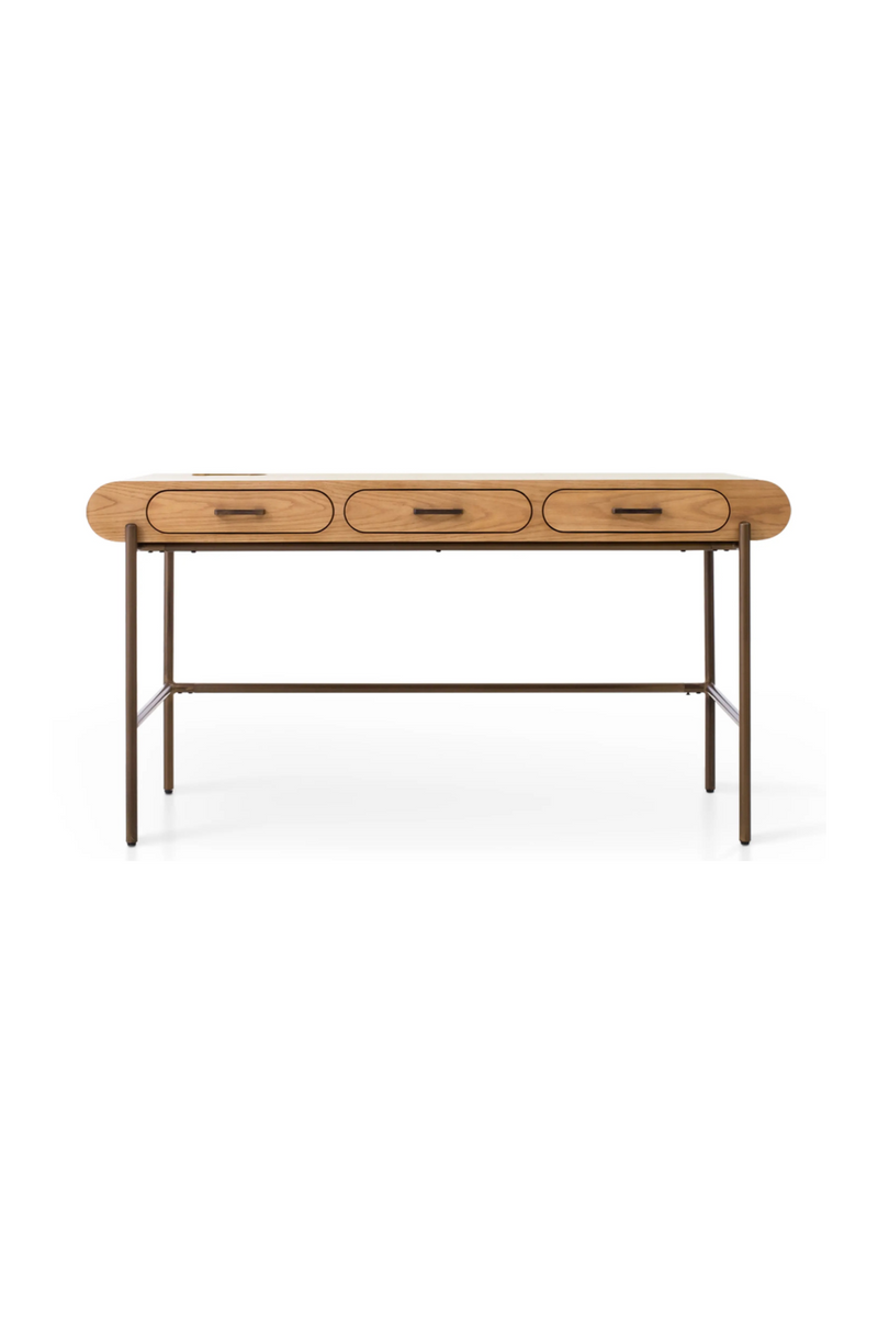 3-Drawer Wooden Desk | NV Gallery Drysdale | Oroatrade.com