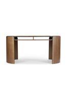 Oval Wood 2-Drawer Desk | NV Gallery Elipse | Oroatrade.com