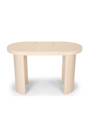 Matte Beige Desk | NV Gallery Mira | Oroatrade.com