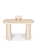 Matte Beige Desk | NV Gallery Mira | Oroatrade.com