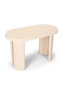 Matte Beige Desk | NV Gallery Mira | Oroatrade.com