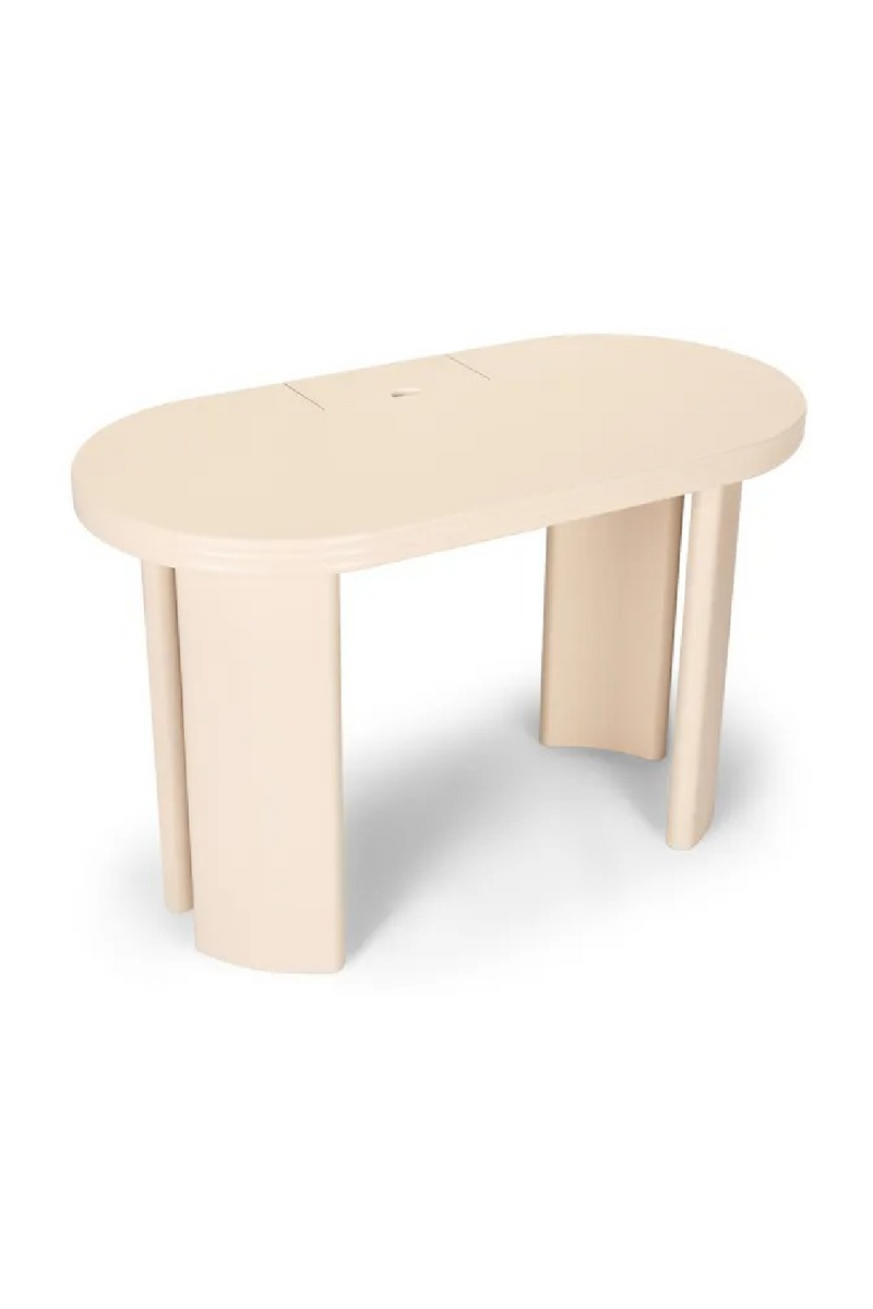 Matte Beige Desk | NV Gallery Mira | Oroatrade.com
