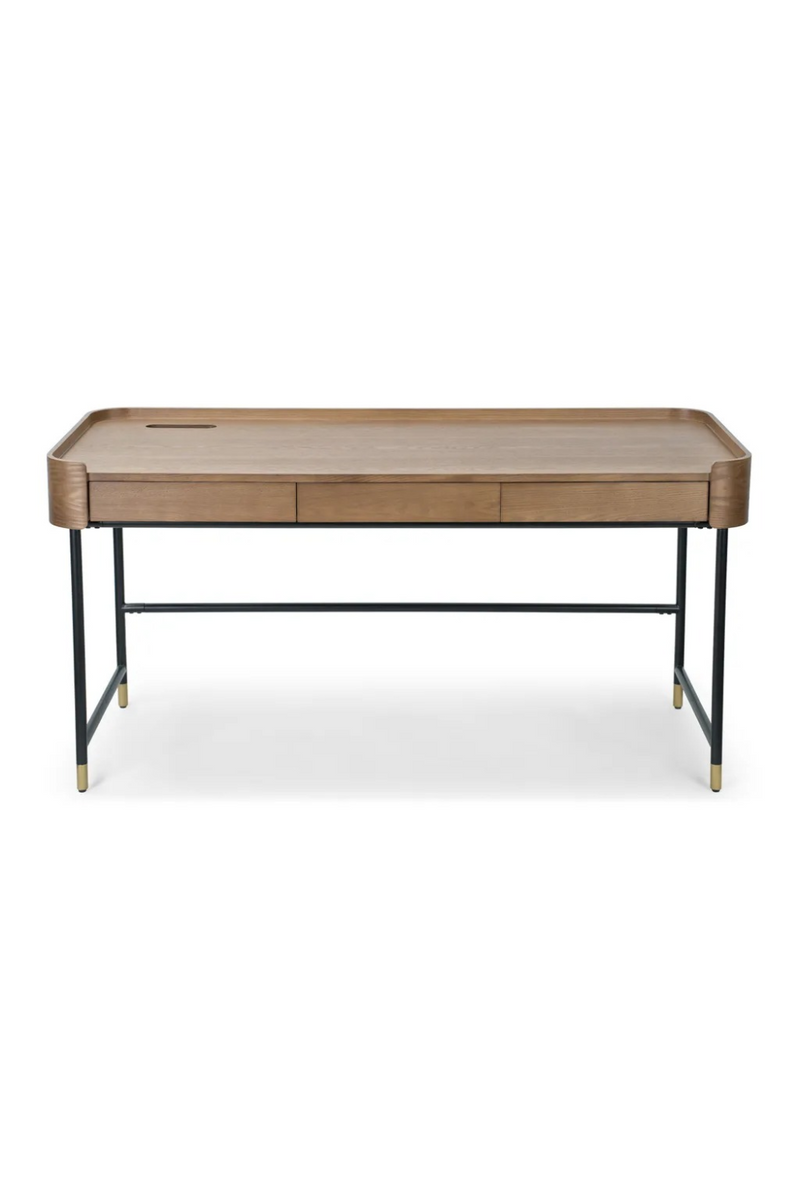 3-Drawer Wooden Desk | NV Gallery Jeffrey | Oroatrade.com