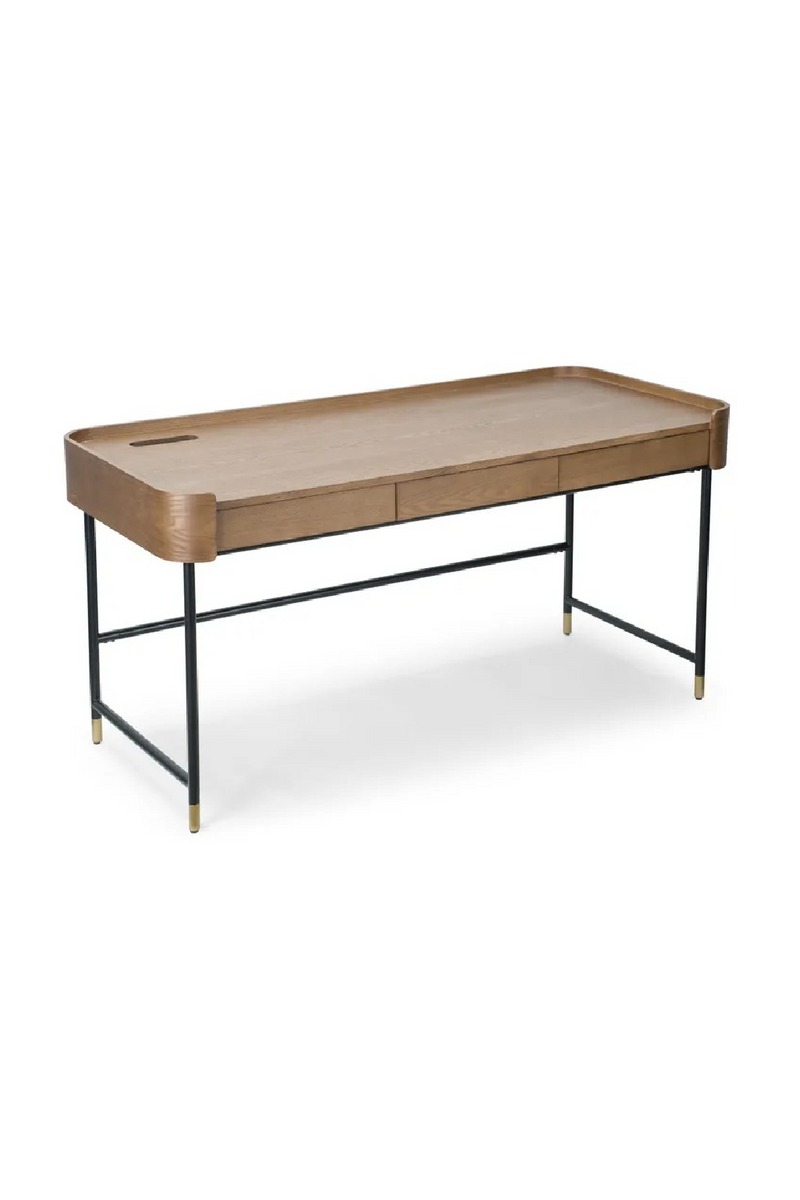 3-Drawer Wooden Desk | NV Gallery Jeffrey | Oroatrade.com