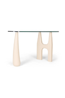 Freeform Tempered Glass Desk | NV Gallery Orwell | Oroatrade.com