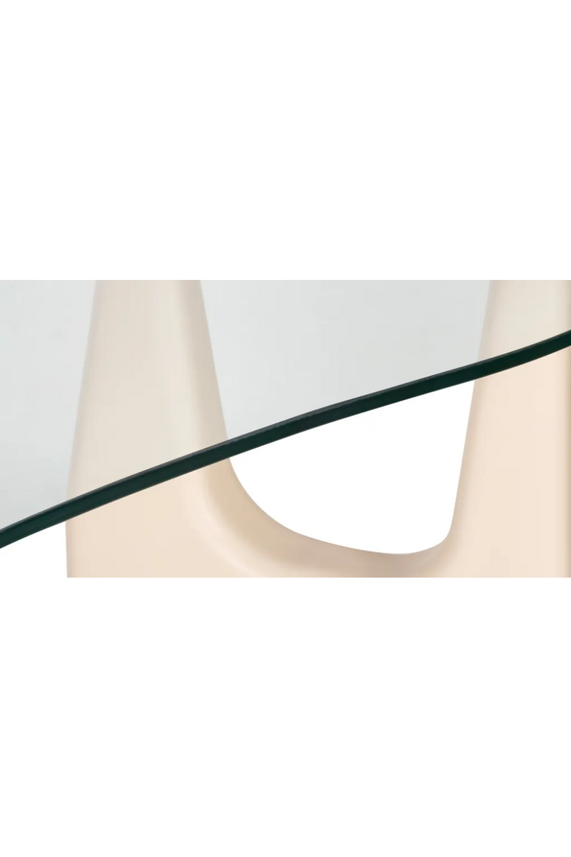 Freeform Tempered Glass Desk | NV Gallery Orwell | Oroatrade.com