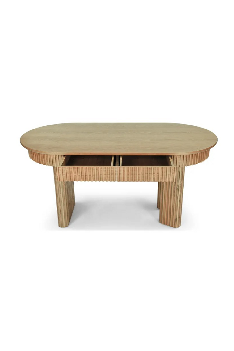Wooden Oval Desk | NV Gallery Adriano | Oroatrade.com