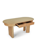 Wooden Oval Desk | NV Gallery Adriano | Oroatrade.com