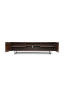 Walnut Minimalist TV Cabinet | NV Gallery Stark | Oroatrade.com