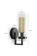 Cylindrical Gold Wall Lamp | NV Gallery Dawson | Oroatrade.com