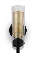 Cylindrical Gold Wall Lamp | NV Gallery Dawson | Oroatrade.com