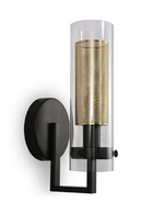 Cylindrical Gold Wall Lamp | NV Gallery Dawson | Oroatrade.com