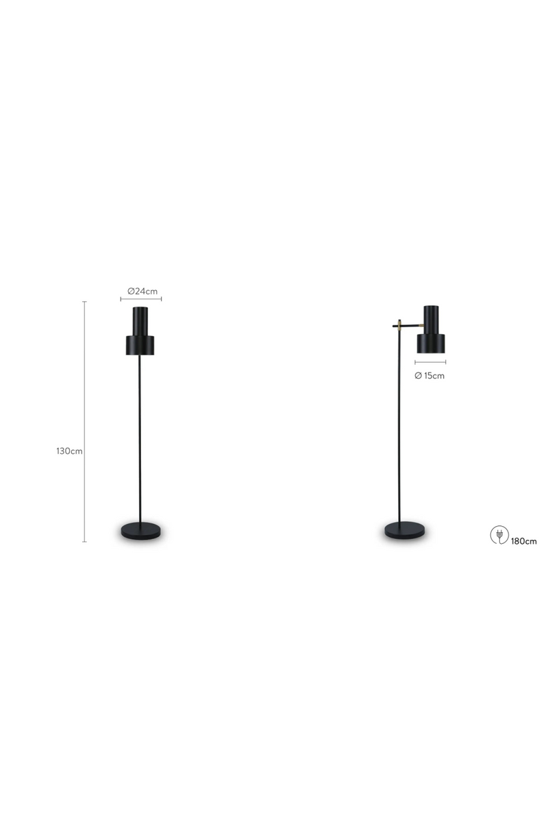 Black Spot Floor Lamp | NV Gallery Doubleshot | Oroatrade.com