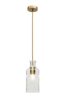 Engraved Glass Pendant Lamp | NV Gallery Adler | Oroatrade.com
