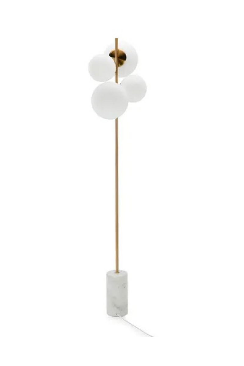Glass Globes Floor Lamp | NV Gallery Skull | Oroatrade.com